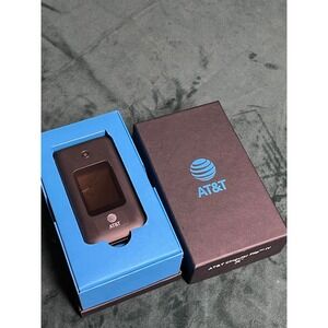 AT&T Cingular Flip IV U102AA 4G LTE Black Flip Phone with Charger and Box